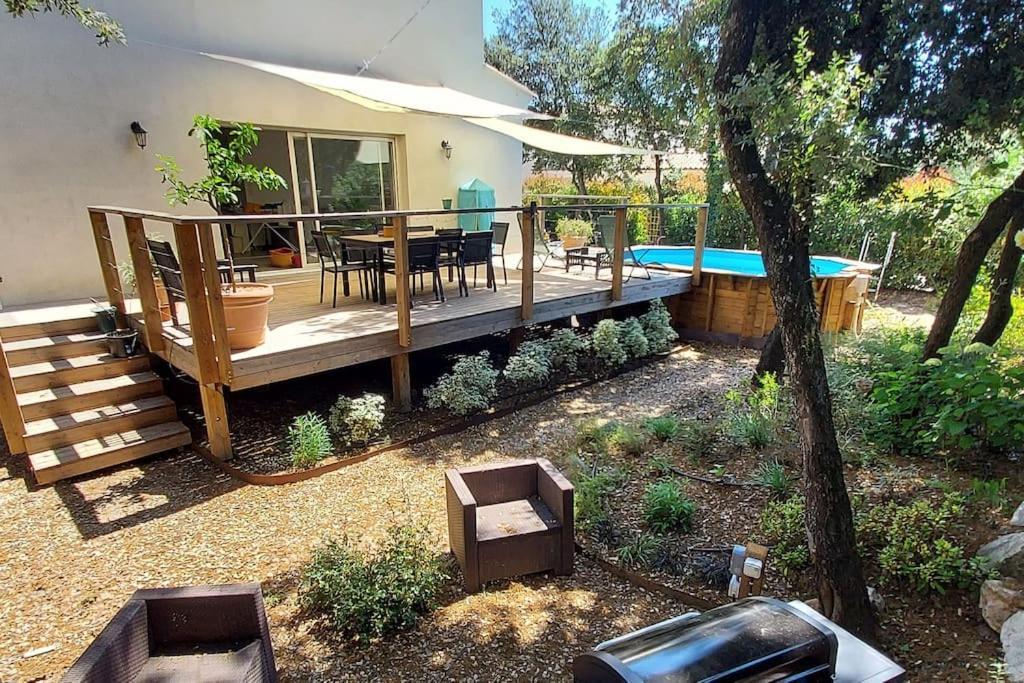 Villa Garrigue - Piscine, Parking, Maison Entiere Beaulieu  Esterno foto